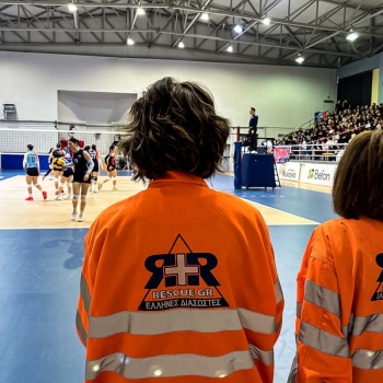 Υγειονομική κάλυψη Final4 Volley K20 κοριτσιών από τους Έλληνες Διασώστες 